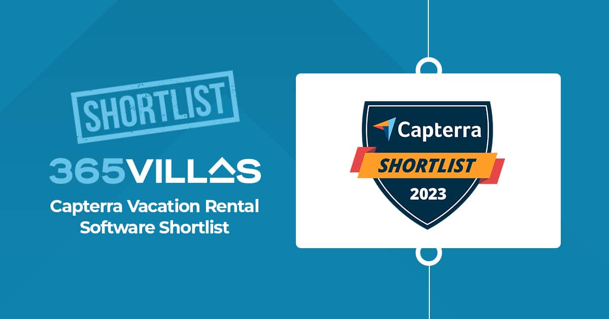 365Villas Shortlisted Top Vacation Rental Software for 2023