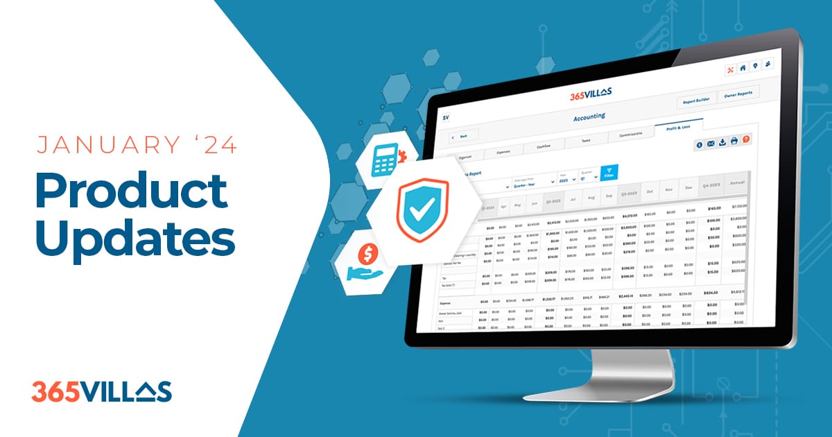 365Villas January 2024 Product Updates