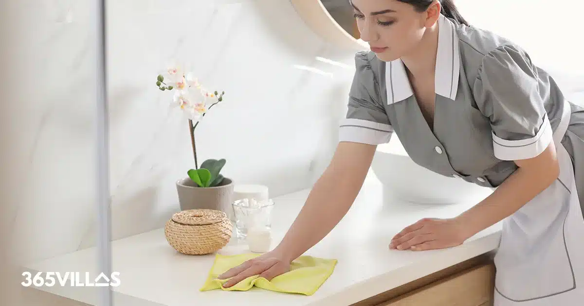 vacation rental cleaning