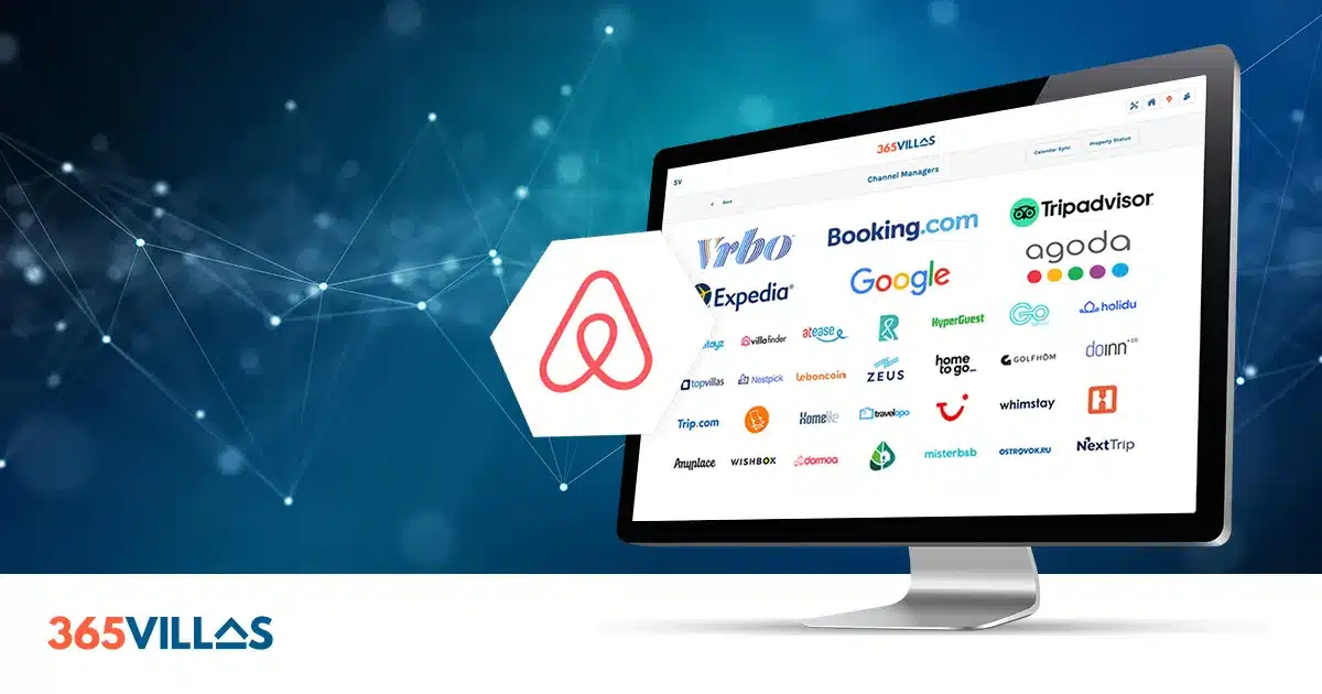 365Villas Channel Manager featuring Airbnb