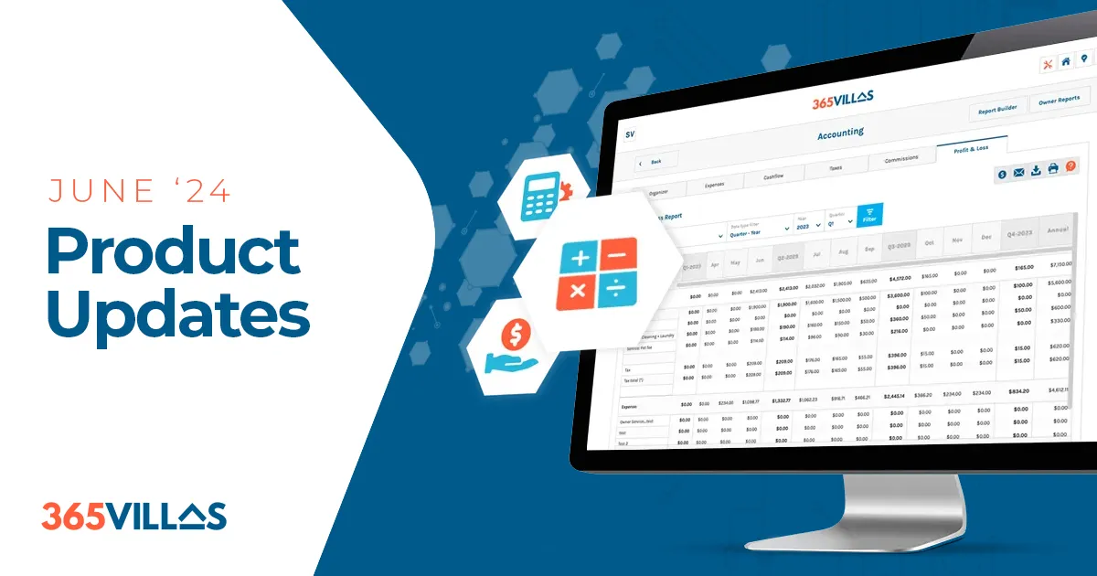 365Villas June 2024 Software Developments