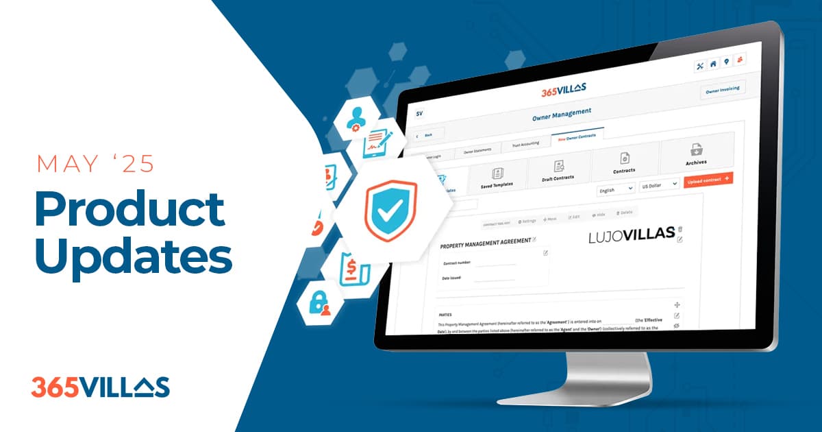 365Villas Vacation Rental Software Developments - May 2025